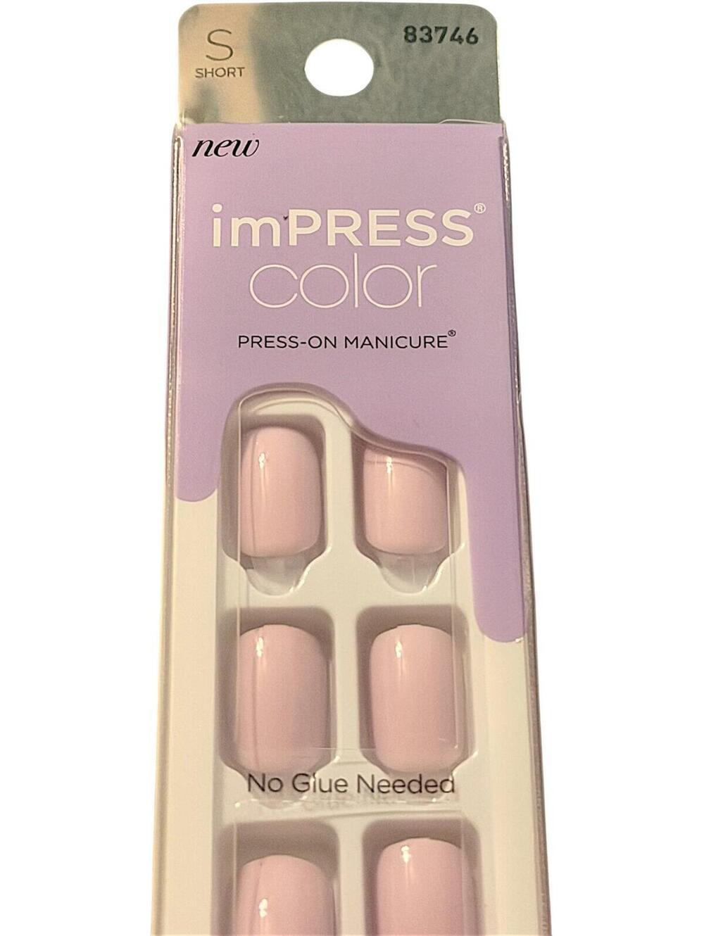 imPRESS Color Press-On Manicure - Short, Light Pink, 30 Nails - Picture 2 of 4
